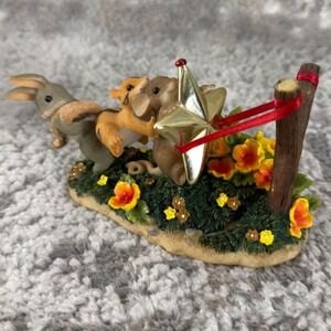 Fitz and Floyd Charming Tails Give It Your Best Shot 89/341 w/Box